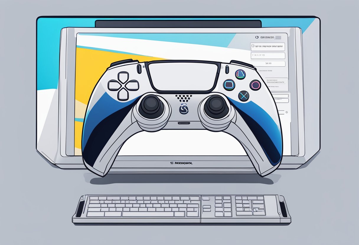 A PS5 console with a full storage indicator and a pop-up error message "not enough space" displayed on the screen