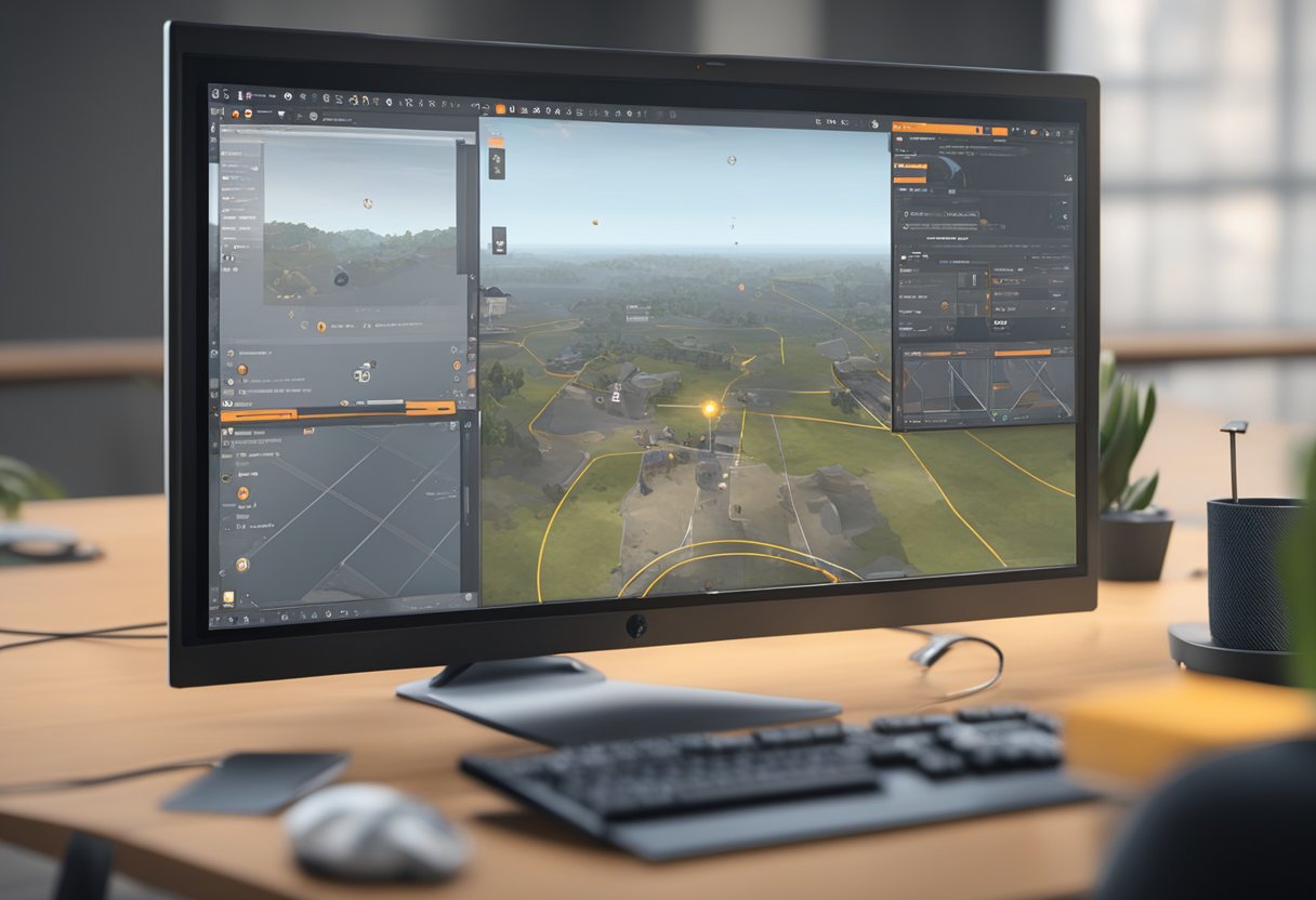 A computer screen with a mouse cursor moving smoothly in the Division 2 game without any lag or stuttering