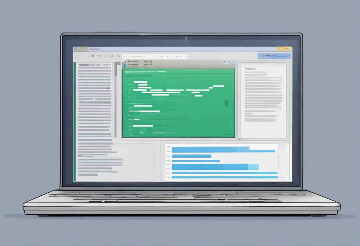 A computer screen displays a "low memory" error message in Word