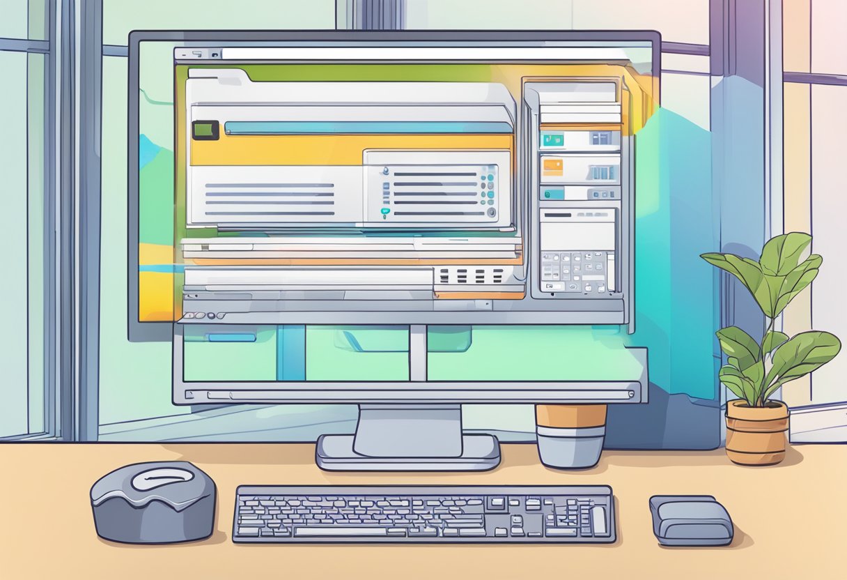 A computer screen displaying an error message for a DCOM server unable to start on a Windows 11 operating system