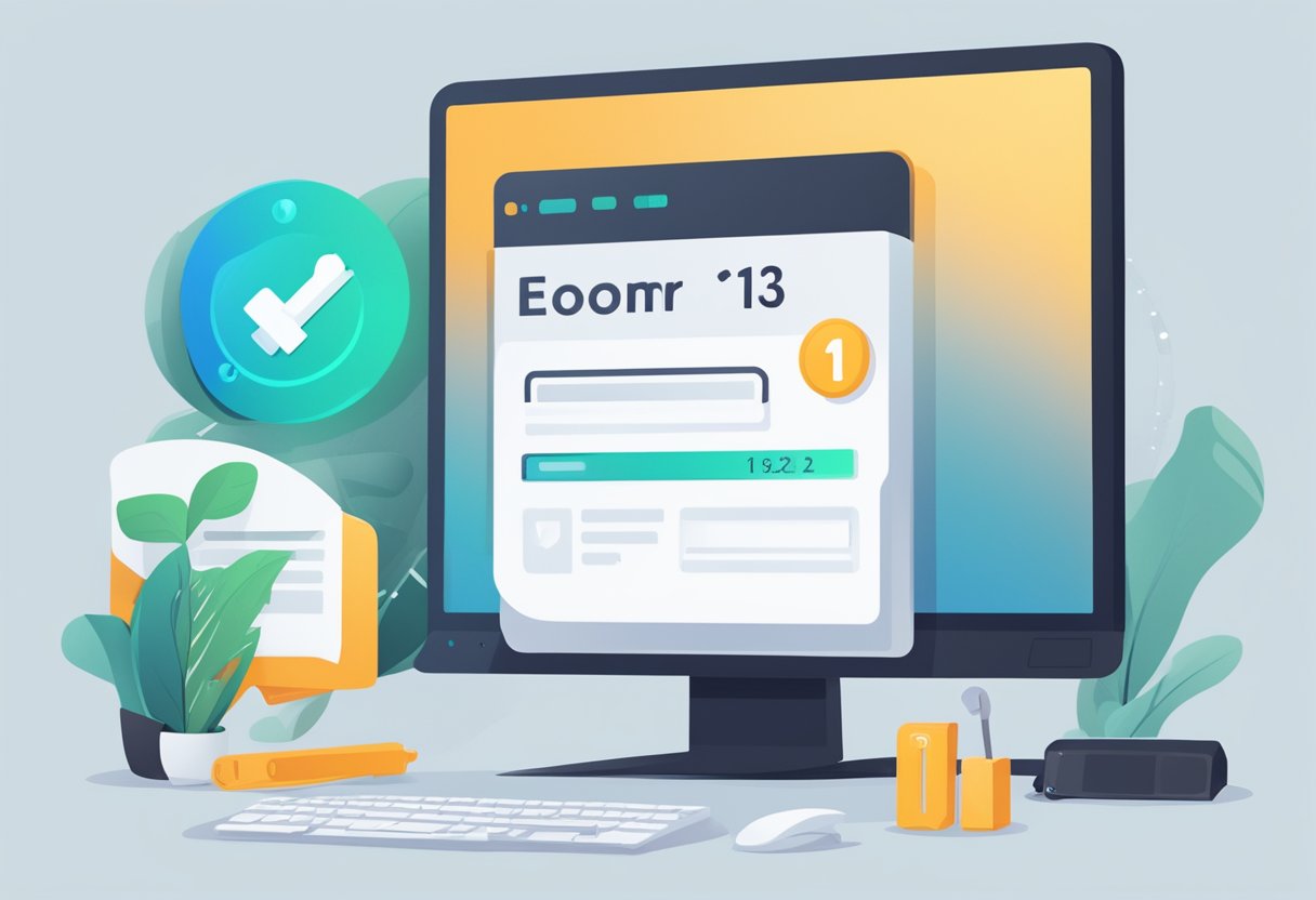 A computer screen displaying "Error Code 1132" with a wrench icon and a progress bar indicating a fix for "zoom error 1132."