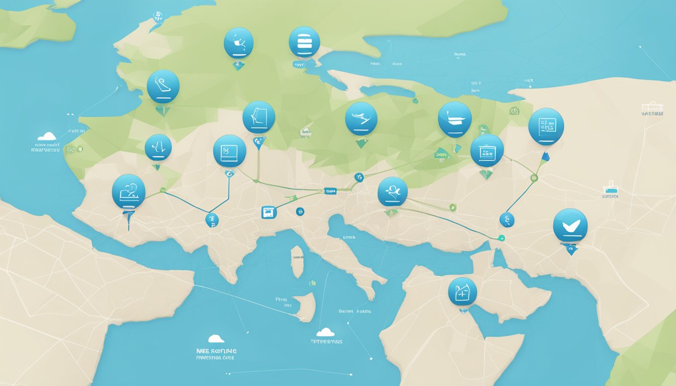 DBS points convert to KrisFlyer miles. Digital interface shows points transferring to miles. KrisFlyer logo prominent