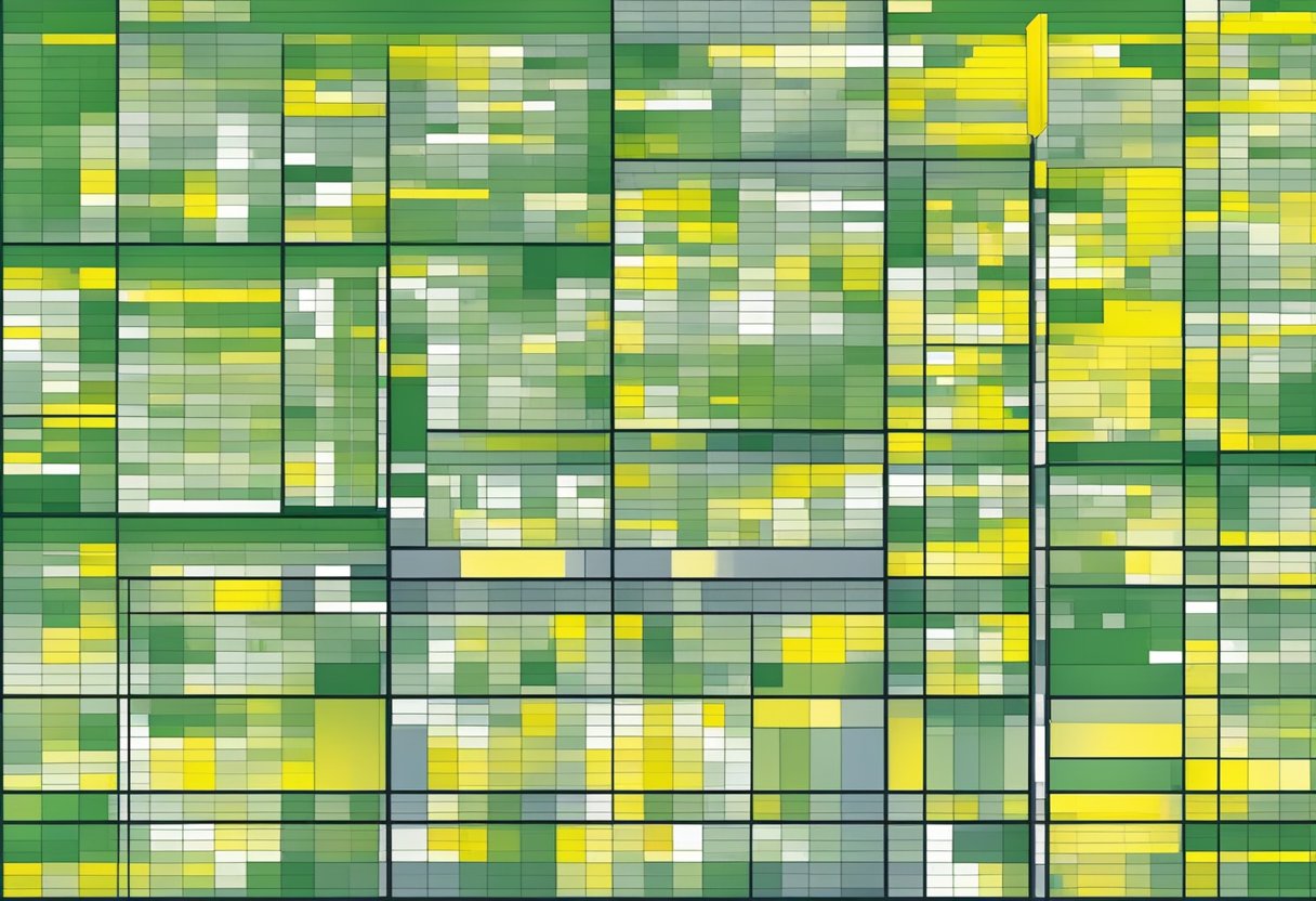 Excel cells with duplicate values are highlighted in yellow