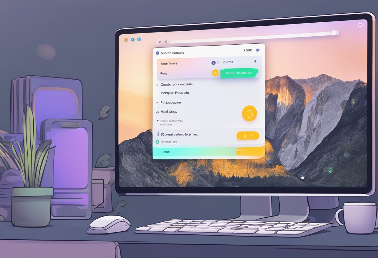 A computer screen with a Discord chat open, showing the settings menu with the option to turn off slow mode highlighted