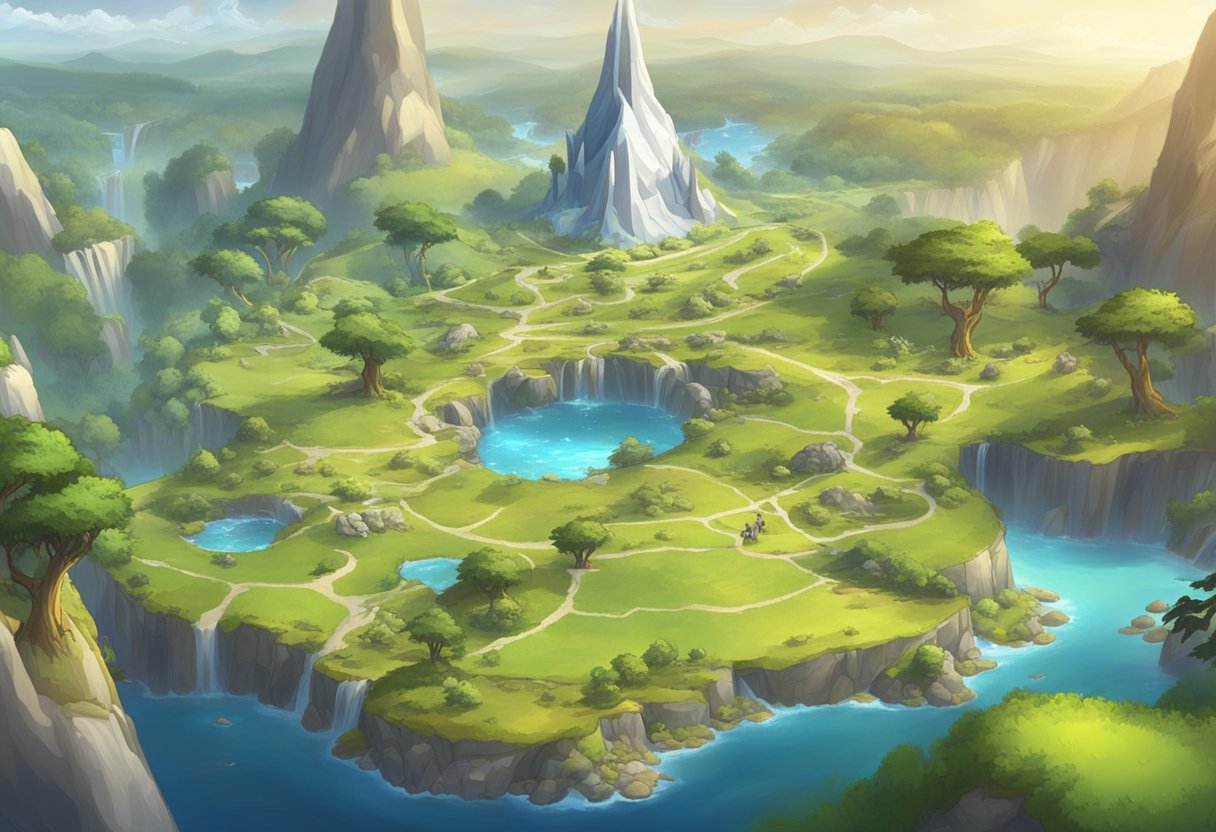 A vast, immersive world with diverse landscapes and creatures, showcasing the essence of open-world gaming in Legends Arceus