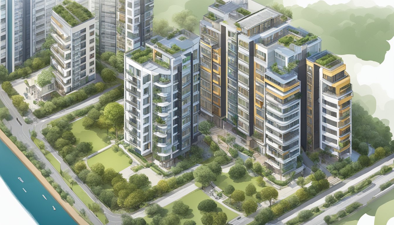 A variety of flats, from studio apartments to larger family homes, are eligible for the enhanced CPF housing grant in Singapore