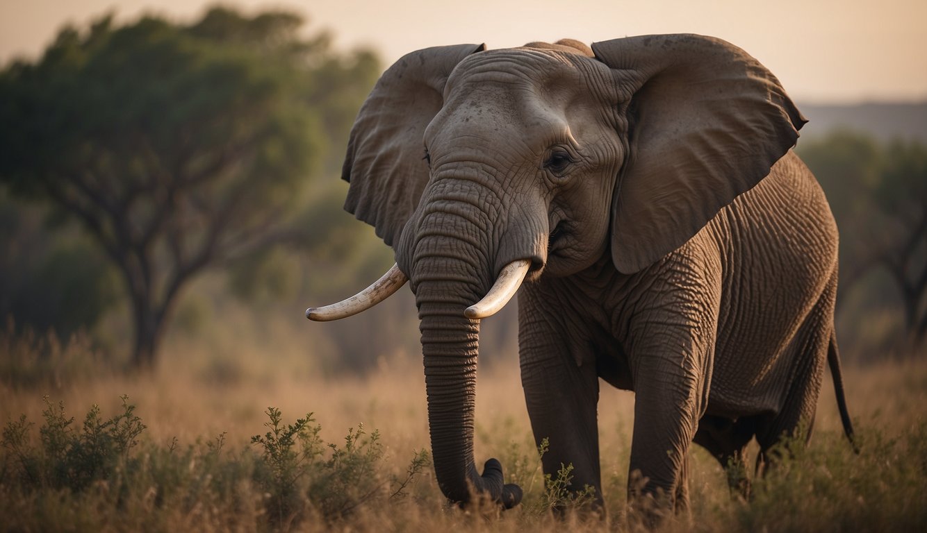Elephants trumpet and rumble, using low-frequency sounds to communicate over long distances.

They also use body language, such as ear flapping and trunk gestures