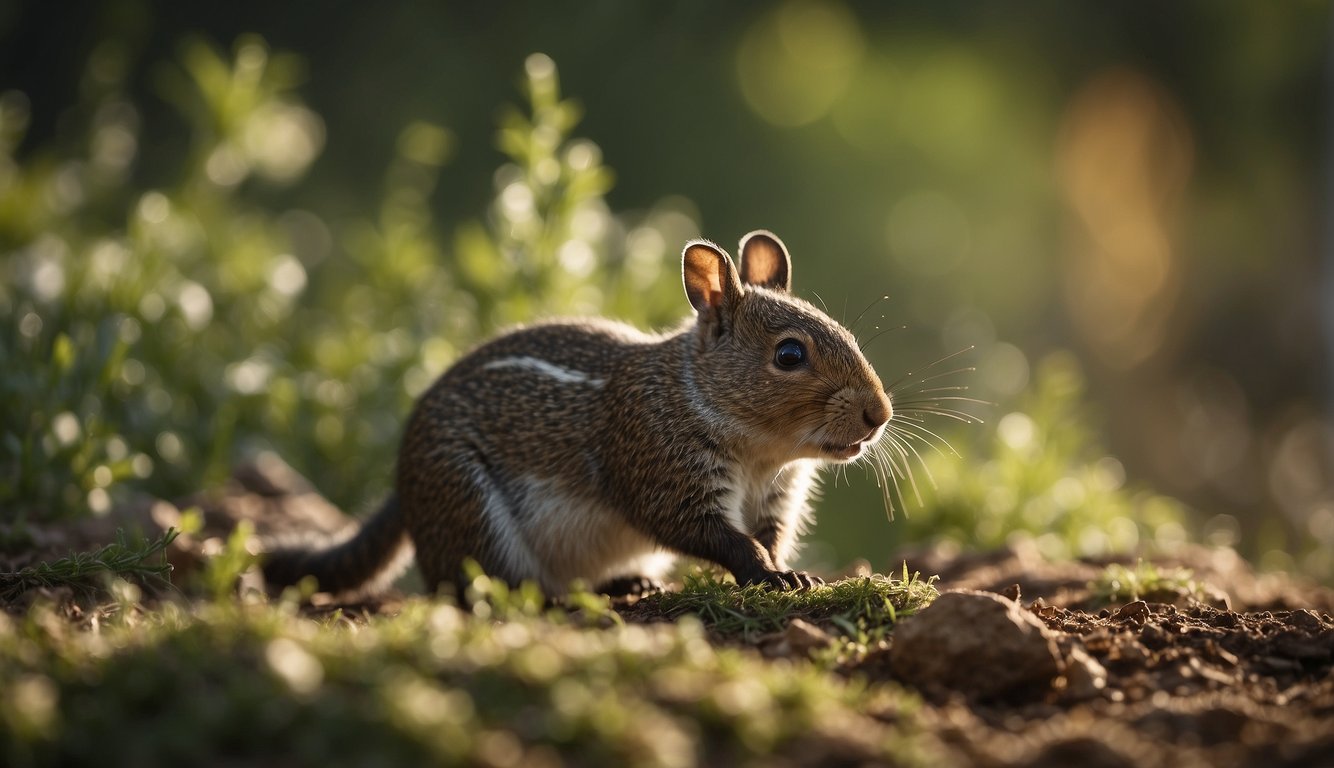 Mammals forage for food, dispersing seeds and maintaining plant diversity.

They also control insect populations, contributing to ecosystem balance