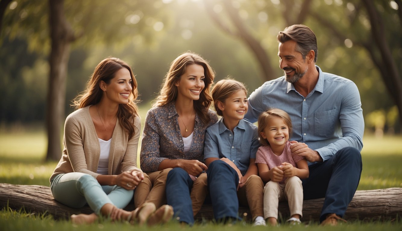 A family happily enjoying various benefits of health insurance, such as access to quality healthcare, financial protection, and peace of mind