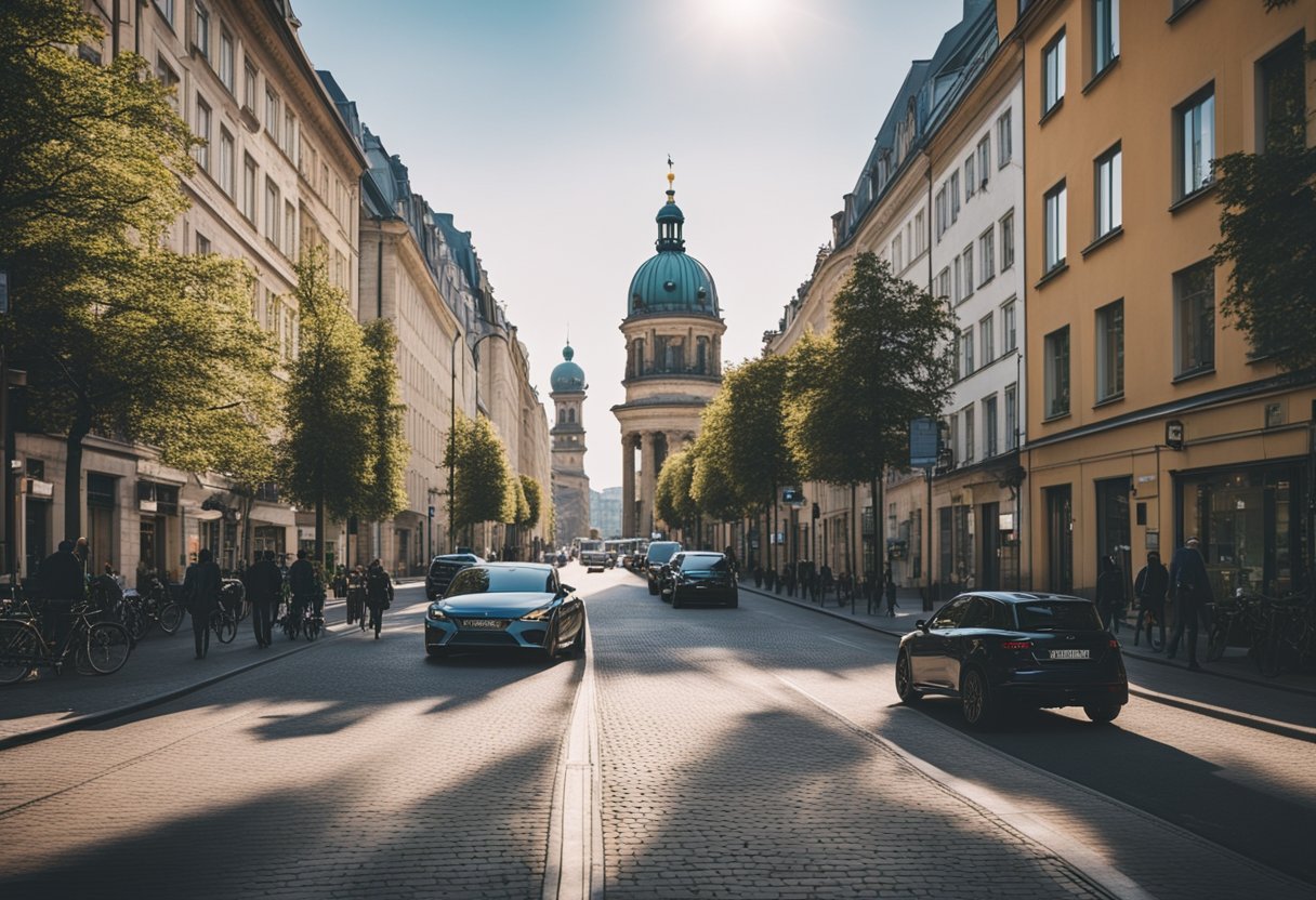 Belebte Straßen, historische Gebäude und moderne Architektur verschmelzen in der Berliner Innenstadt zu einer pulsierenden kulturellen Entdeckungsreise