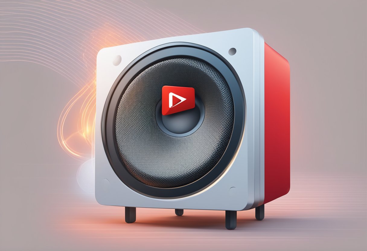 Outlook icon with sound waves, red X over speaker, notification bell with no sound waves