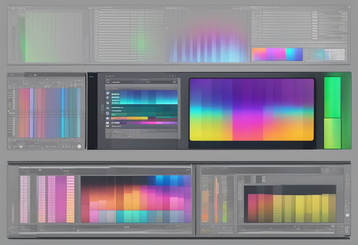 A computer screen displaying RGB and ARGB color codes side by side, with a clear distinction between the two