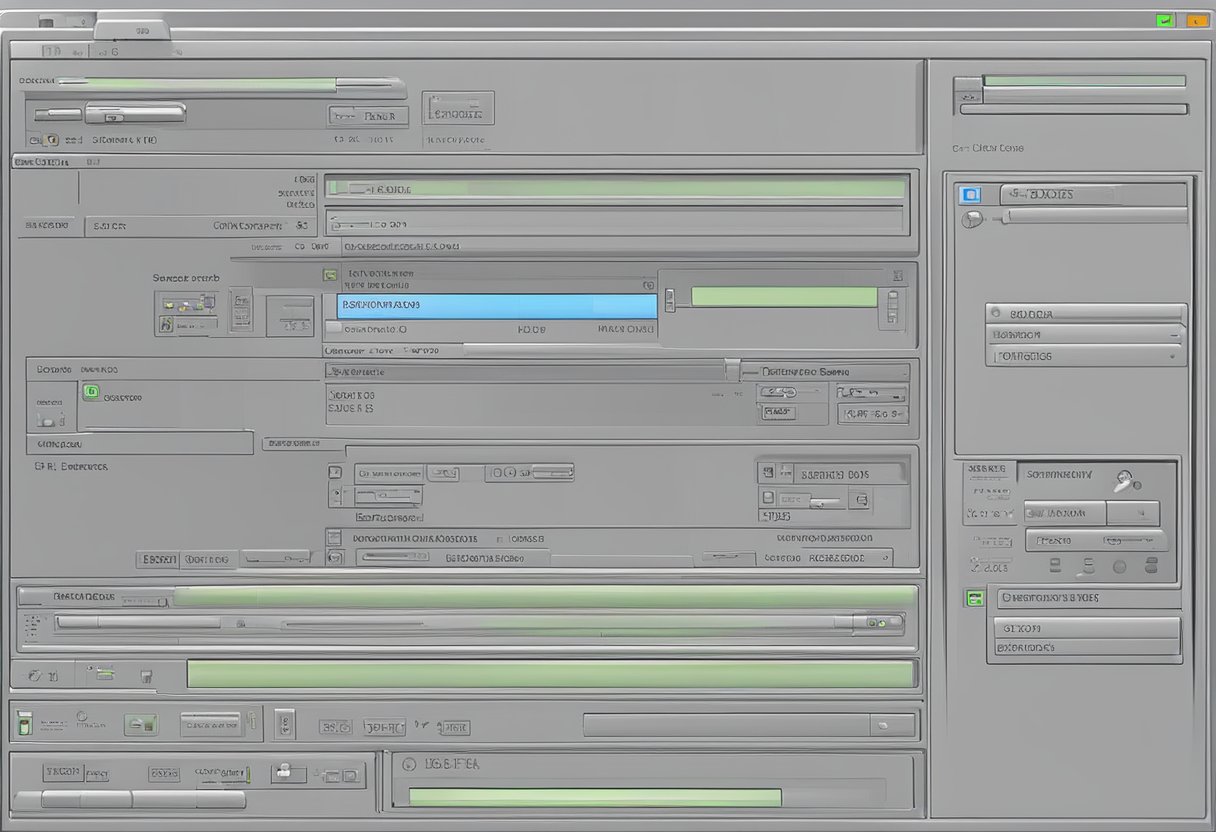 A computer screen displays the BIOS interface with an option to run check disk. The cursor hovers over the selection, ready to initiate the process
