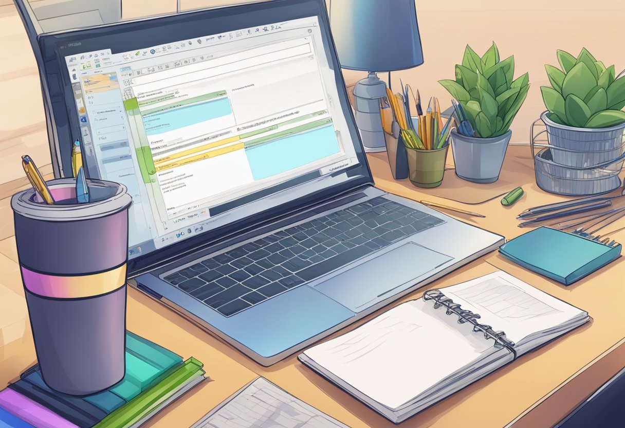 Notepad window open, with "always on top" setting highlighted. Menu bar and toolbar visible. No human subjects or body parts