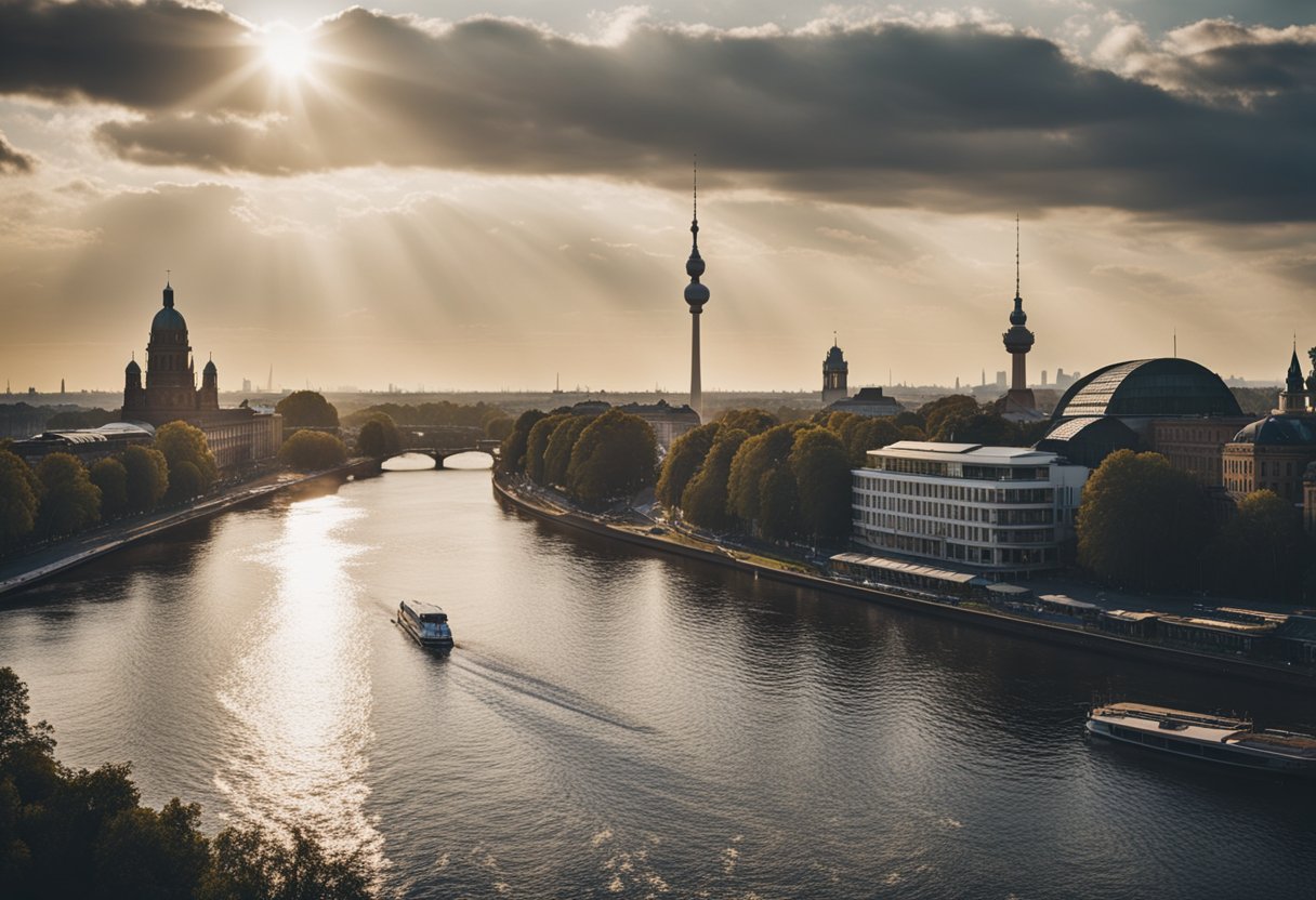 Several rivers flow through Berlin Waterways, Germany. The Spree, Havel, and Dahme rivers wind through the city, providing picturesque views and recreational opportunities for locals and visitors alike