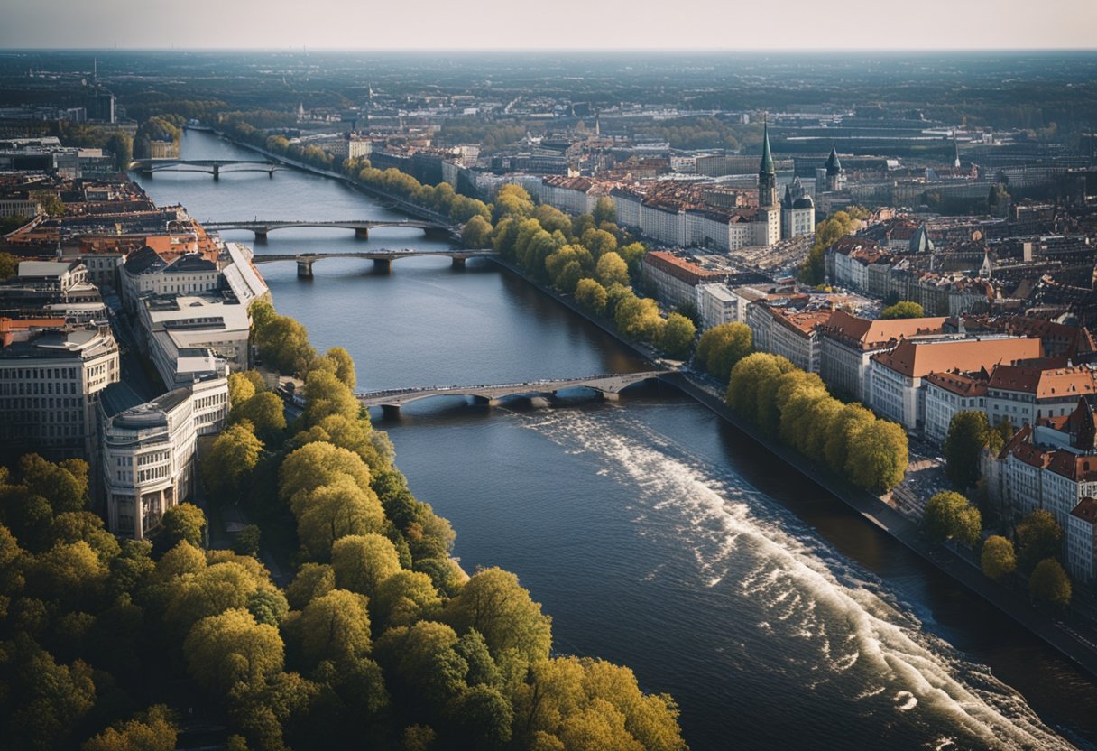 The Spree and Havel rivers flow through Berlin, Germany