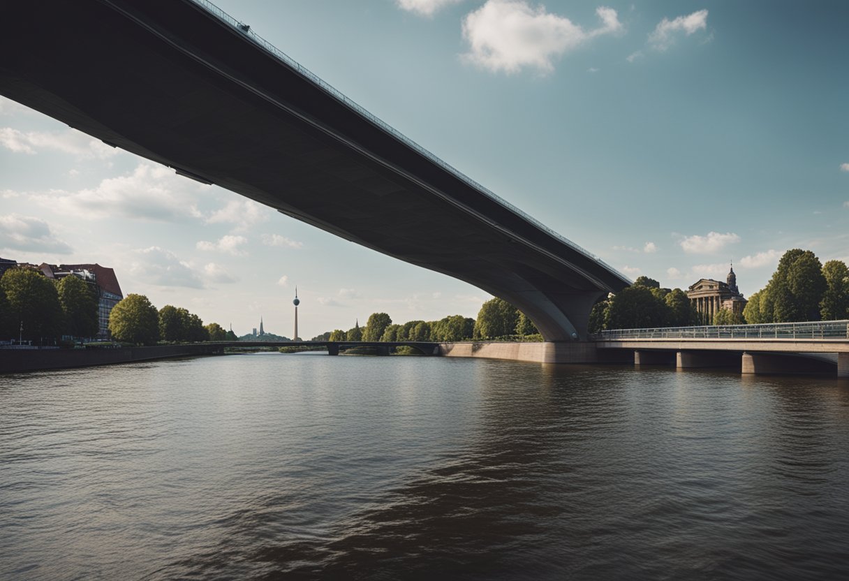 The river flows past Berlin to Spandau, showcasing its cultural and recreational significance