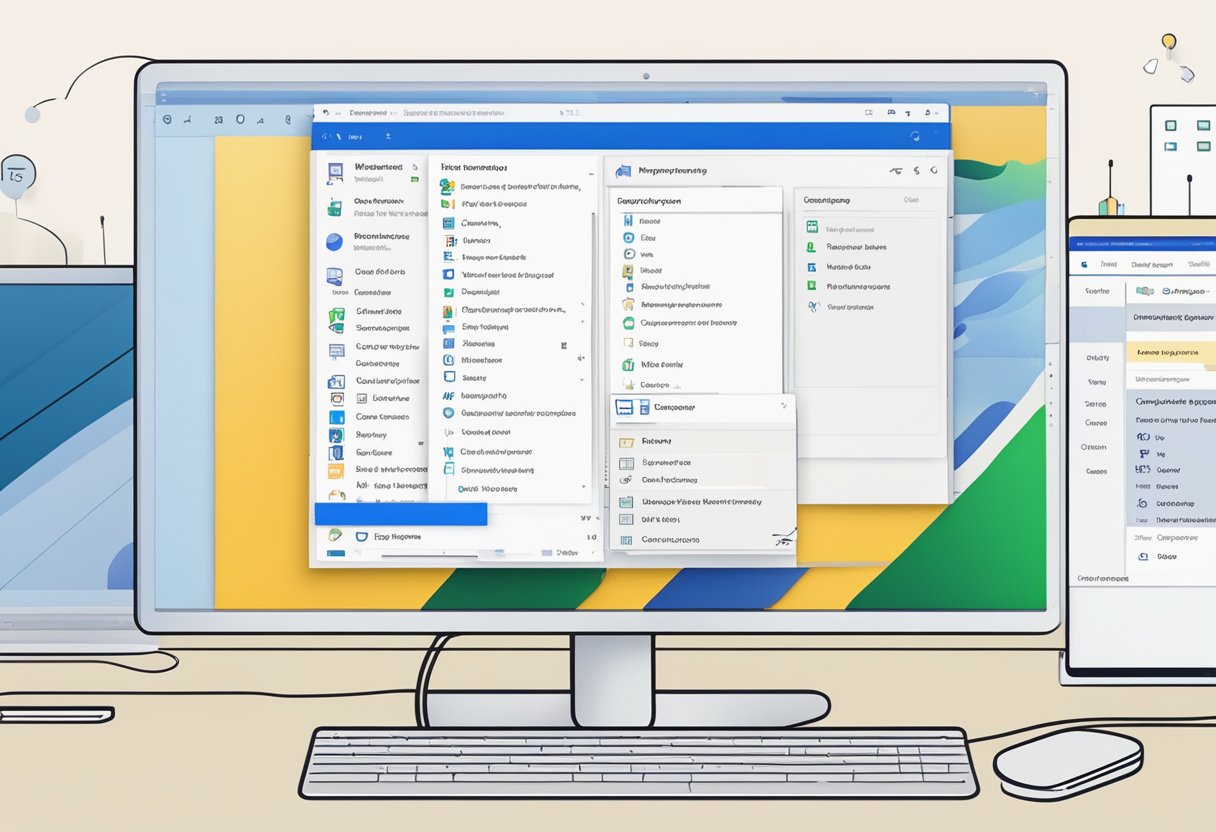 A computer screen displaying the Windows 11 settings menu with the option to turn on or off device encryption highlighted