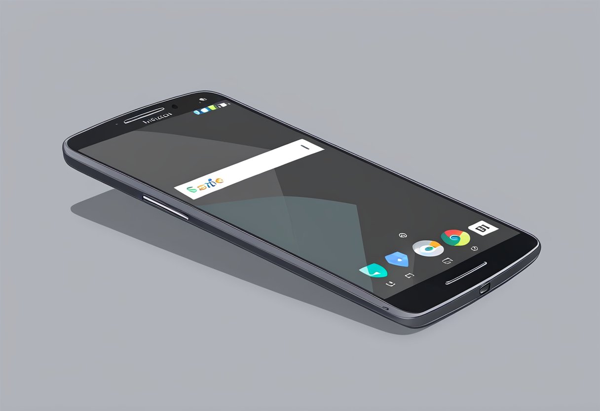 Moto X screen shows "Safe Mode" toggle switch. Hand reaches to turn it off