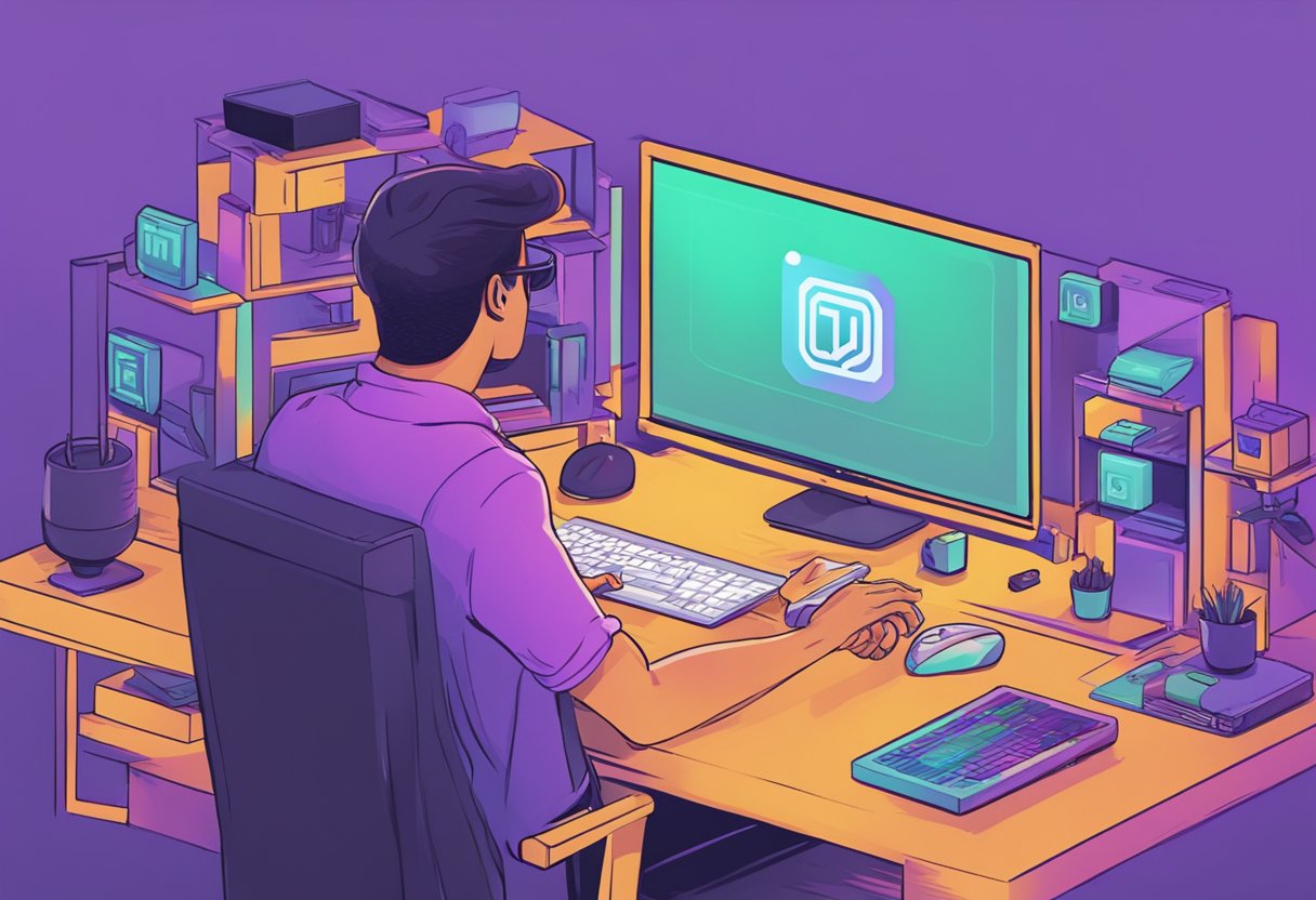 A user clicks "block" on Twitch, halting interaction