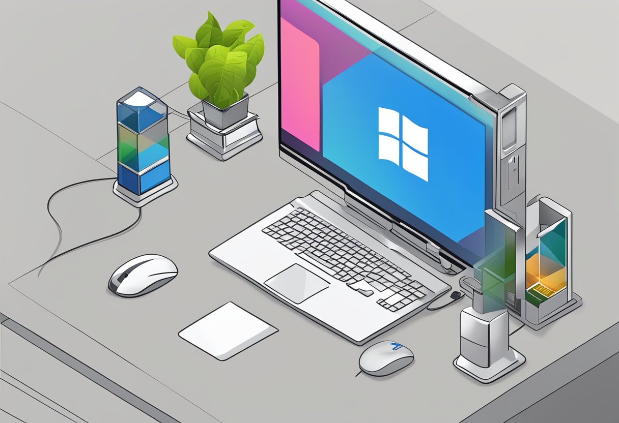 A computer screen with a prompt to uninstall Windows 11 and revert to Windows 10, with a mouse cursor hovering over the "uninstall" button