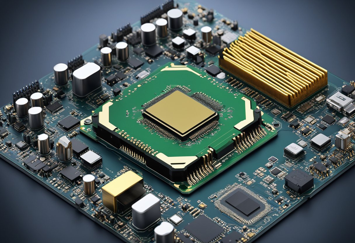 The CPU sits at the heart of the computer, nestled on the motherboard, surrounded by memory, and connected to various components through a complex network of circuits and pathways