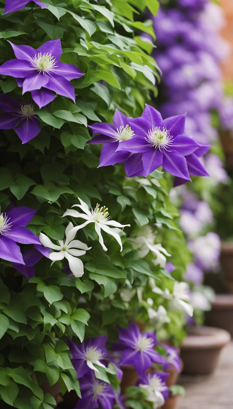 Get inspired to create a colorful clematis display in containers. From choosing the perfect potting mix to providing proper support, we've got you covered.