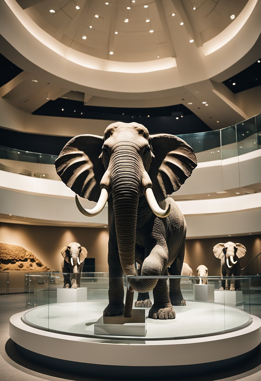 The Waco Mammoth National Monument showcases a collection of prehistoric mammoth fossils and is set against the backdrop of a stunning space museum in Waco
