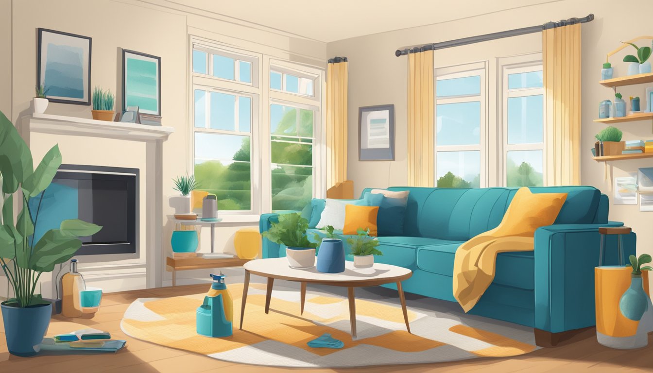 Various household items emit VOCs: paint, cleaning products, furniture, and more. Open windows, use air purifiers, and choose low-VOC products to reduce exposure