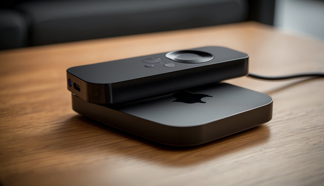 Apple TV wirelessly connects to computer USB