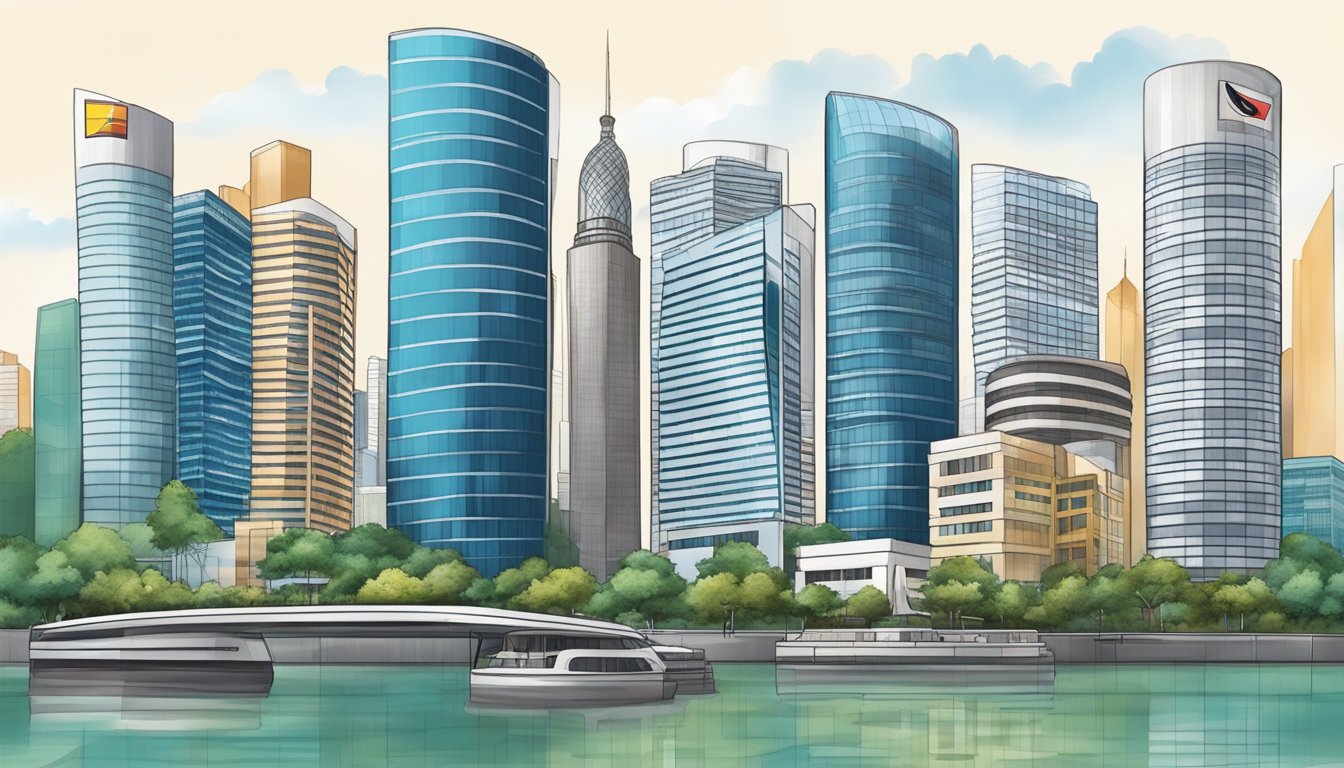 Several German banks stand tall in the heart of Singapore, signifying their strategic importance in the financial hub