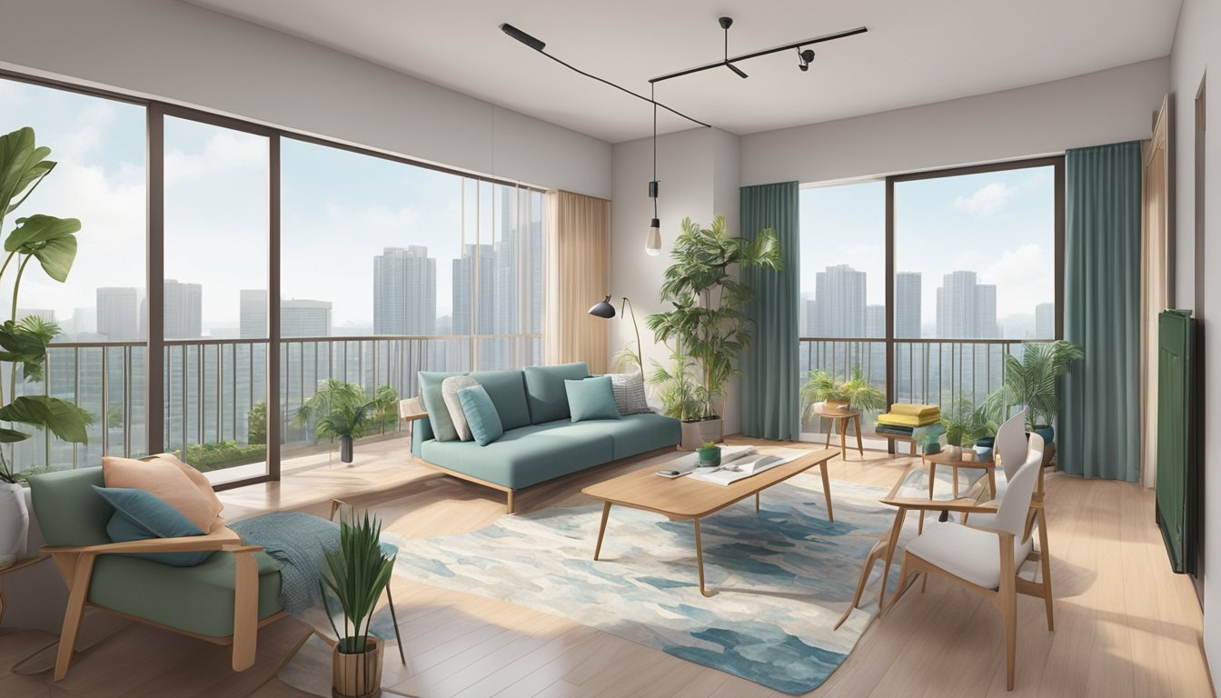 A clean HDB flat in Singapore follows strict mop rules