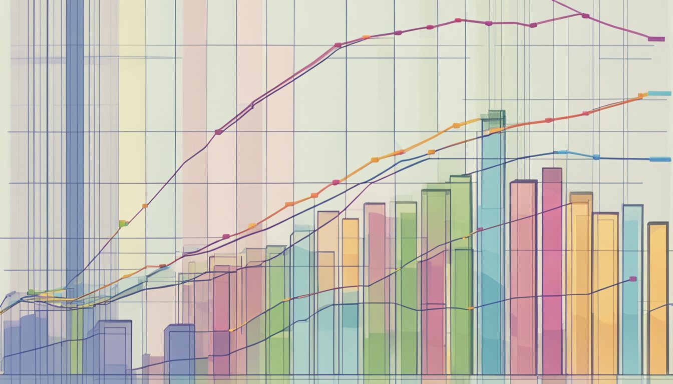 A graph showing the steady increase of savings rate in Singapore's Investment and Wealth Management sector