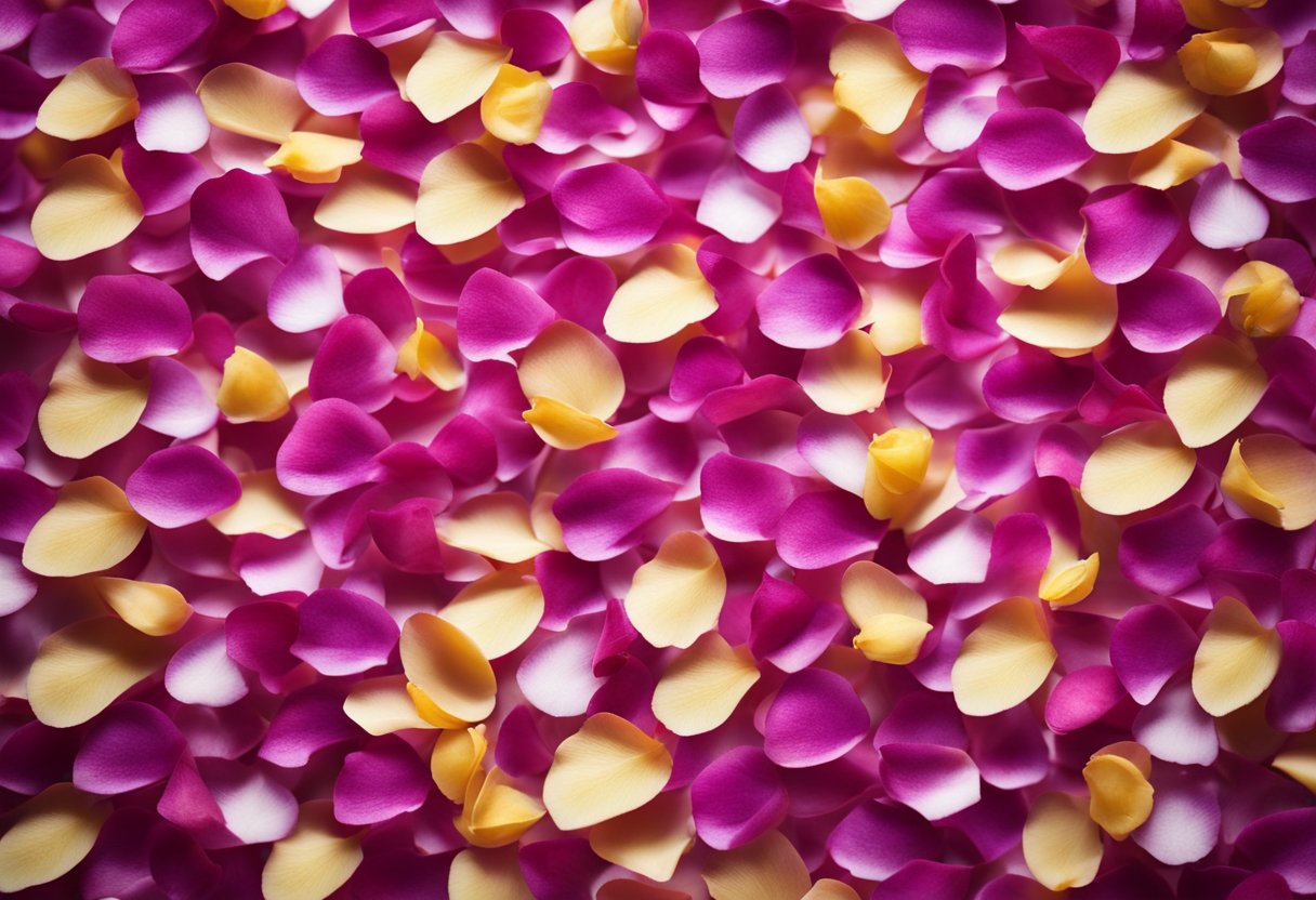 Rose petals laid out on a tray, placed inside a freeze dryer. Machine running with temperature and time settings adjusted for optimal results