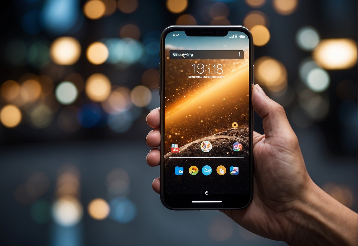A smartphone displaying various platform-specific features with different options and alternatives