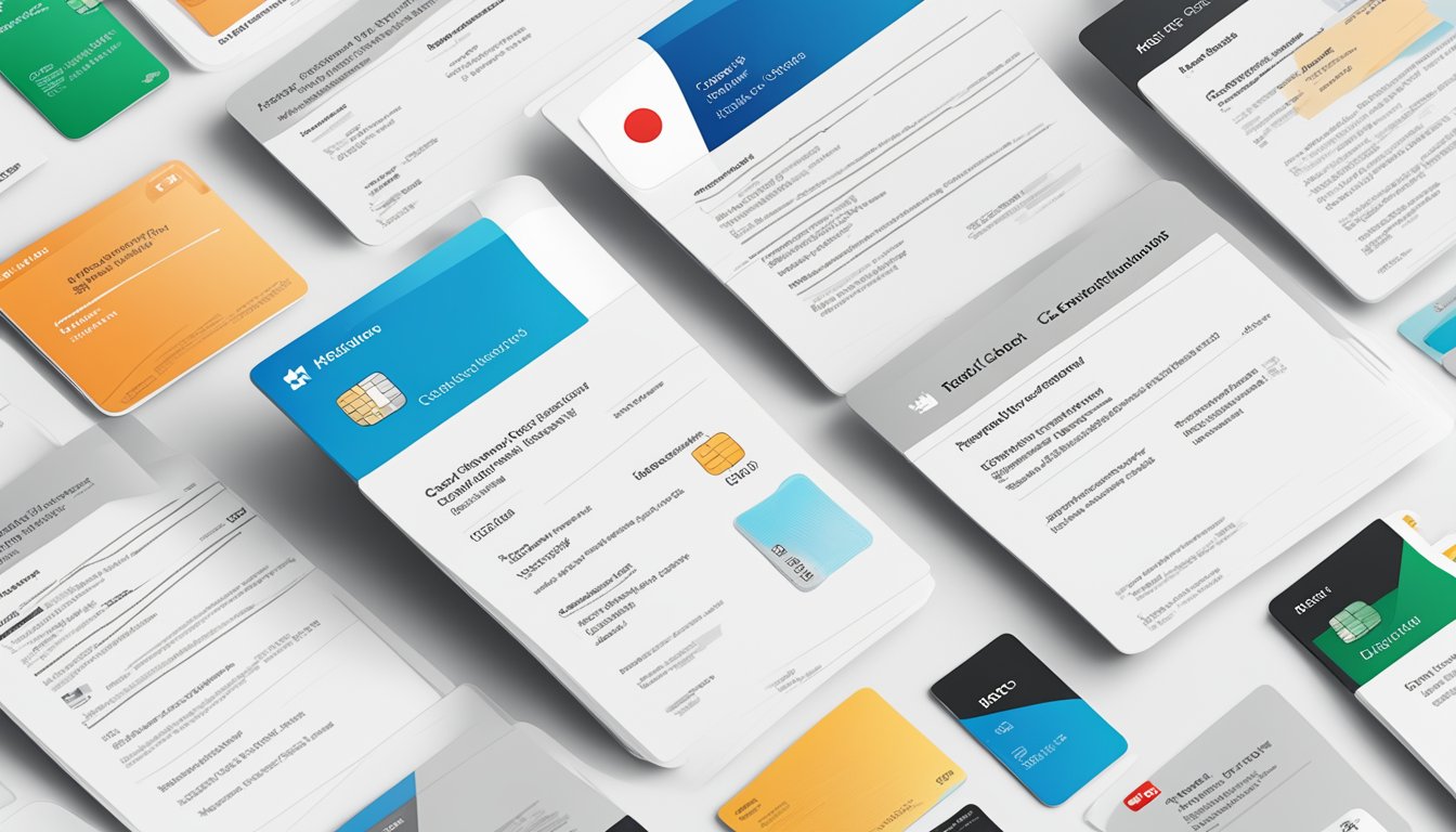 The HSBC Advance credit card terms and conditions are displayed on a clean, organized document with bold headings and clear, readable text
