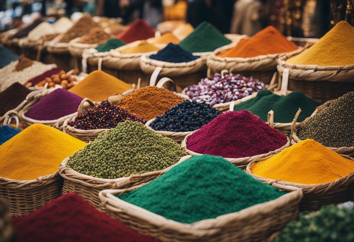 The Bazaars of Istanbul101: Discover Centuries-Old Market Captivating Traditions - Vibrant bazaars in Istanbul bustle with colorful textiles, spices, and handcrafted goods. The air is filled with the aroma of exotic foods and the sound of bargaining and laughter