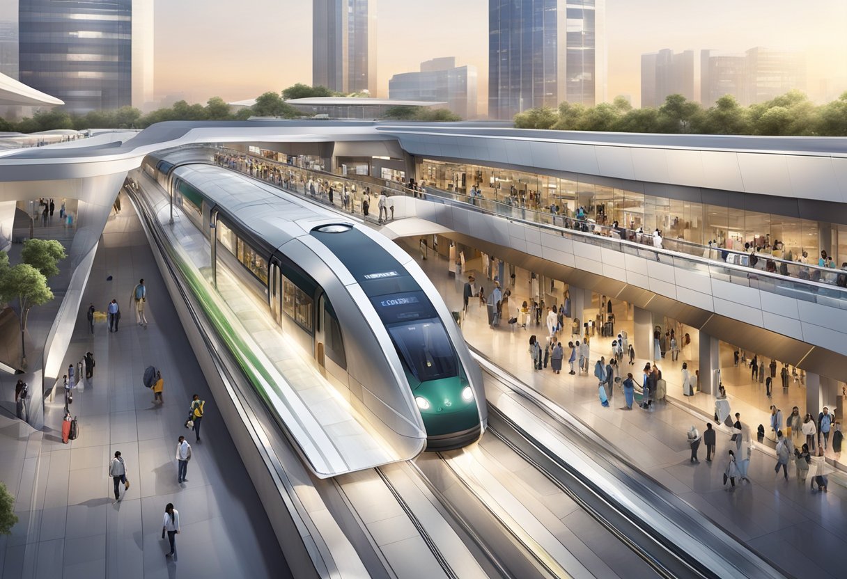 Baniyas Square metro station buzzes with connectivity and proximity, as commuters flow through the bustling hub