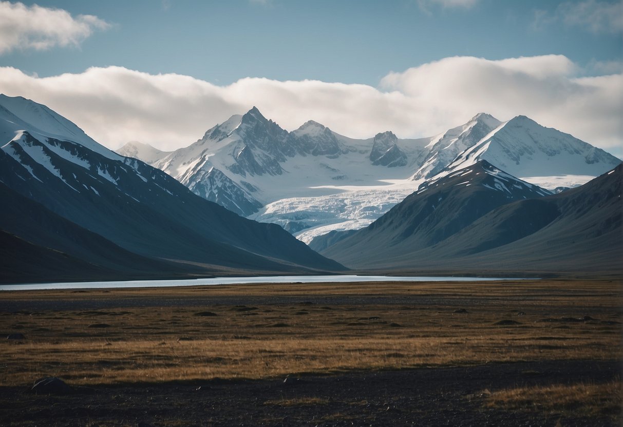 Alaska's climate: snowy mountains, icy glaciers, and vast tundra. No, it is not a desert
