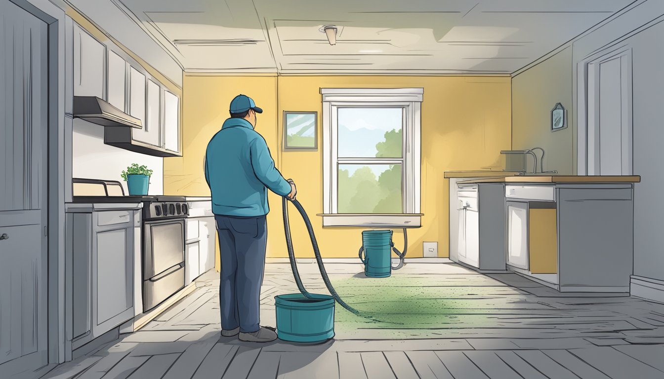 A landlord inspects a well-ventilated, dry rental property with no visible signs of mold. A renter uses a dehumidifier and keeps the space clean to prevent mold growth