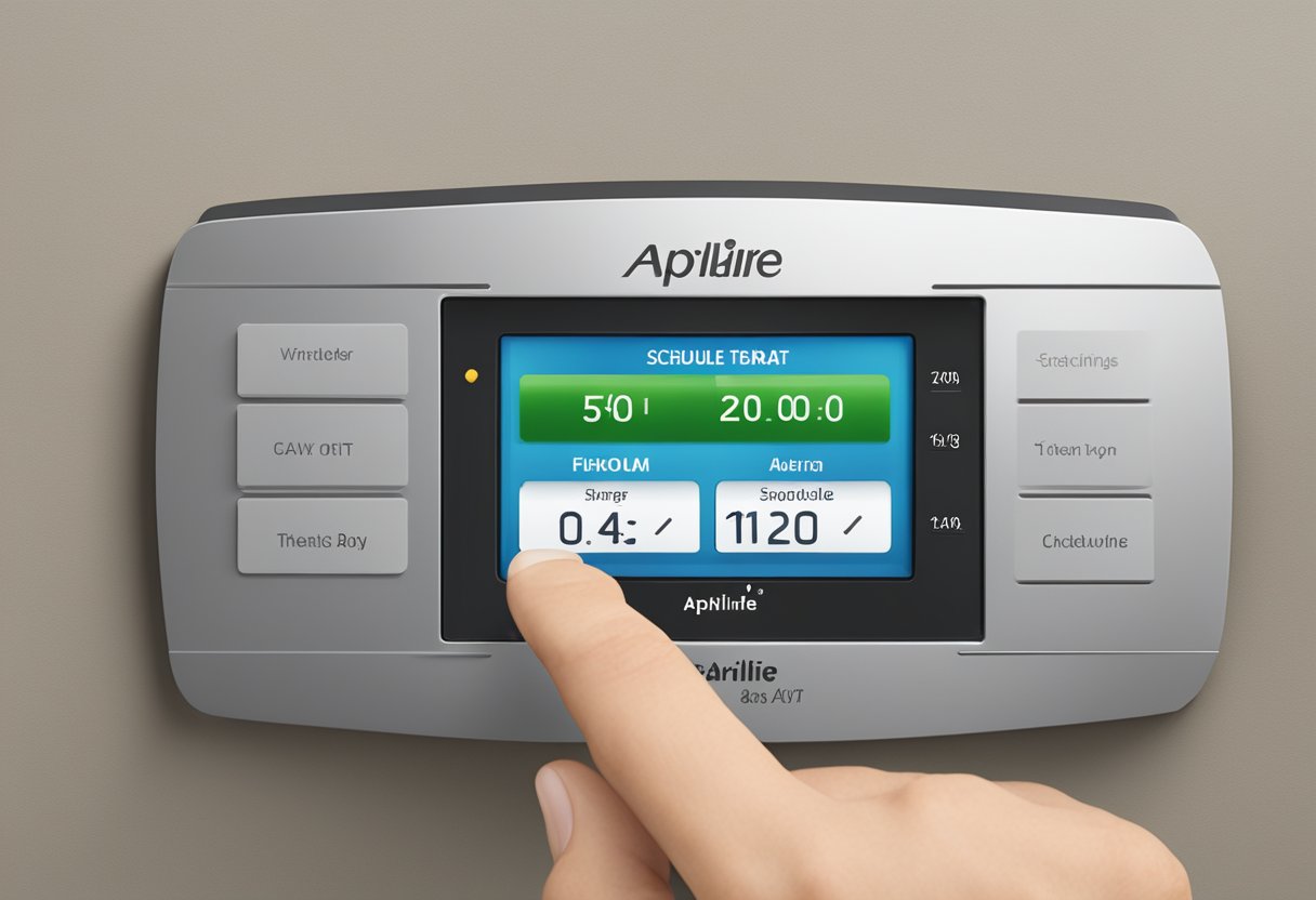  How to Turn Off Schedule on Aprilaire Thermostat