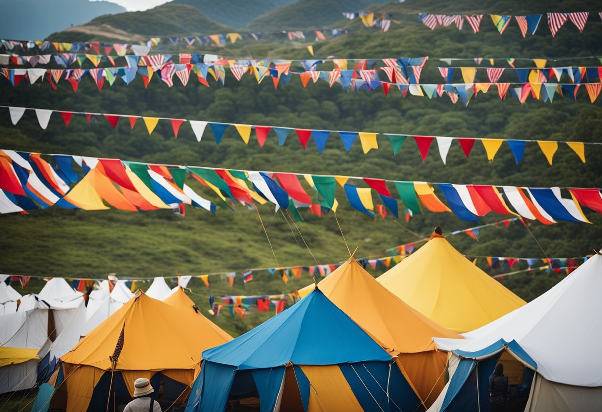 The Cultural Festivals at the Edge of the World: A Guide to Remote Celebrations - Vibrant tents and colorful flags line the rugged cliffs, overlooking the vast ocean. Music and laughter fill the air as people from all corners of the world come together to celebrate diverse cultures