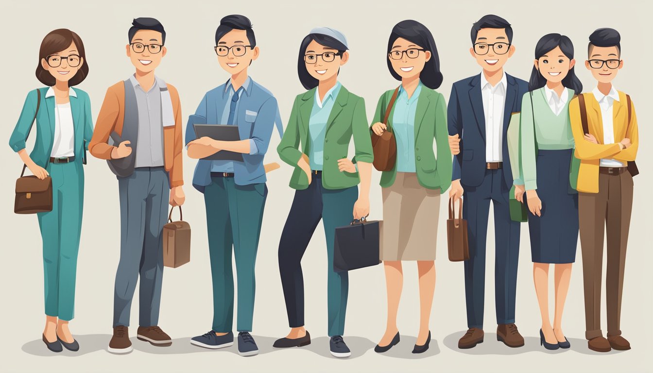 Different demographic groups, such as young professionals and older workers, contribute to CPF at varying rates in Singapore