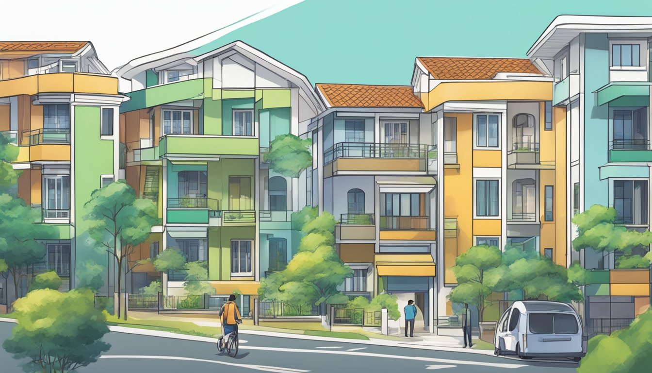 A person using CPF funds for housing and healthcare in Singapore