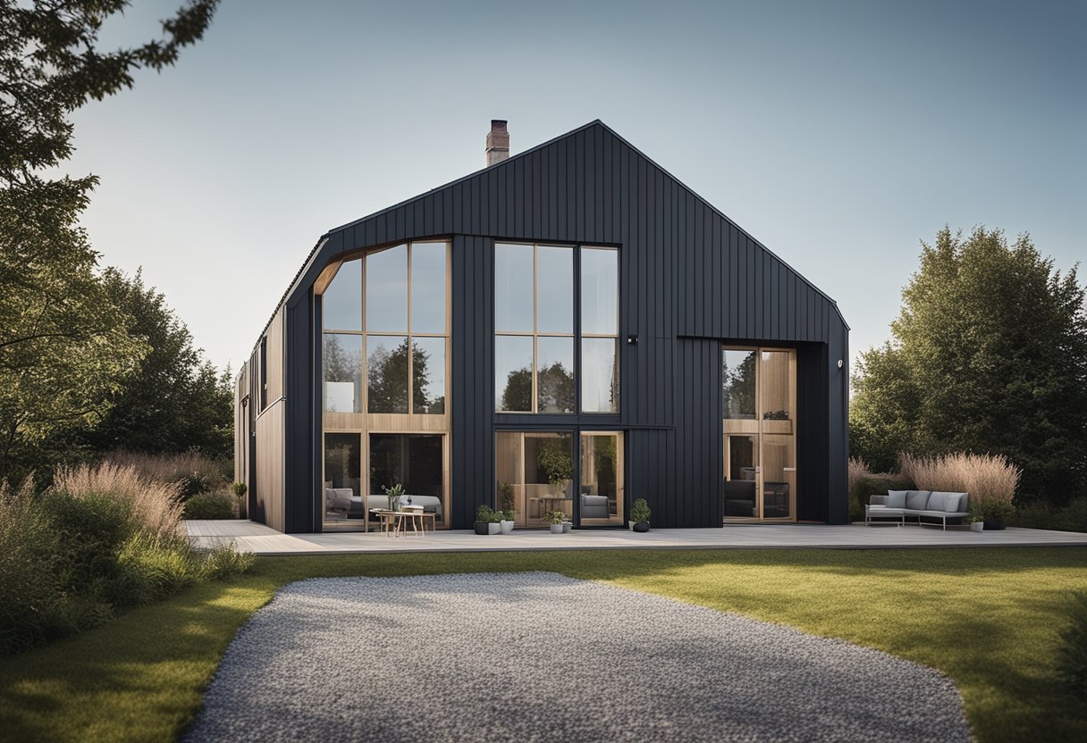 A sturdy home in Danish climate, using top materials for durability