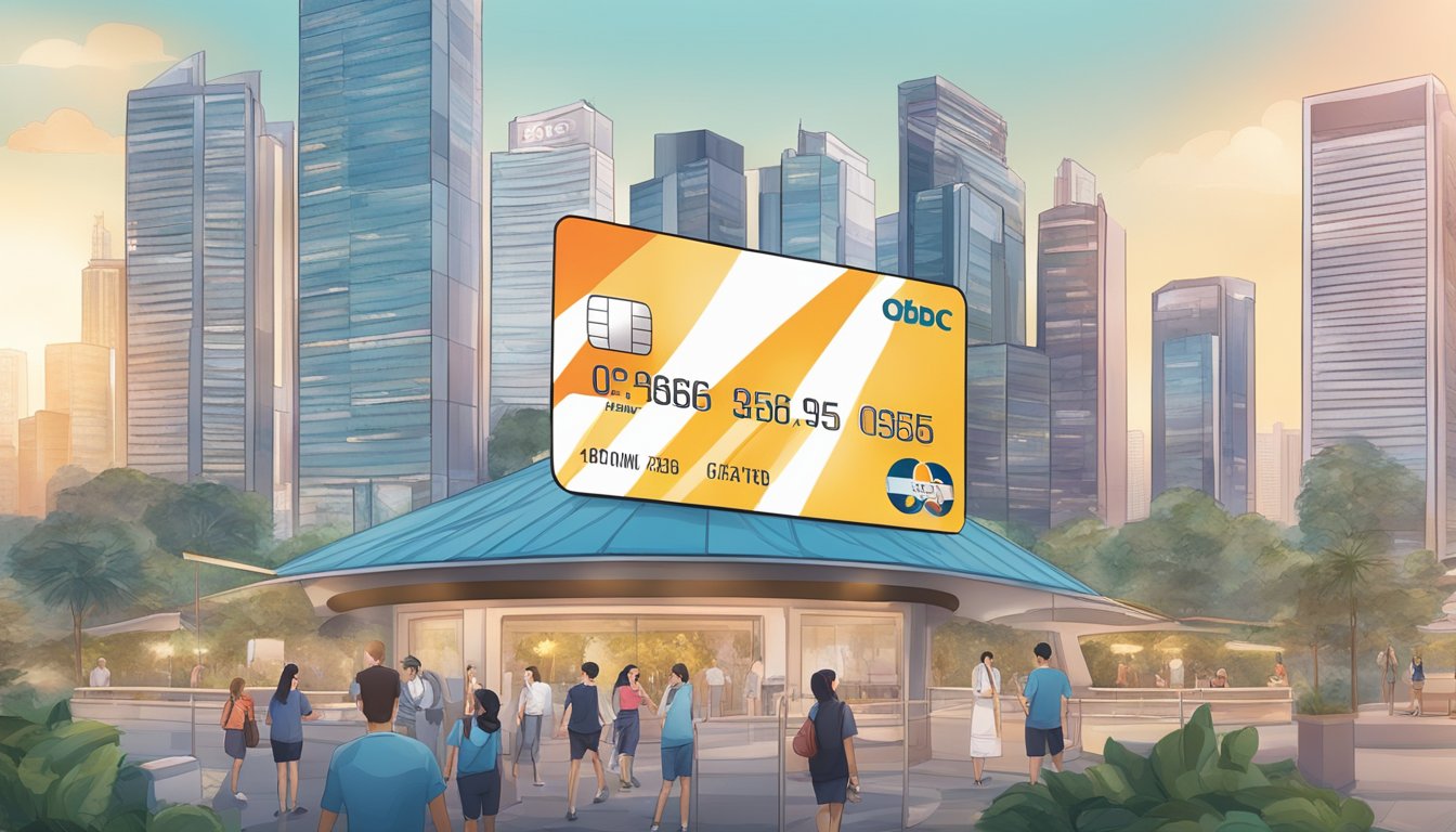 The OCBC 365 Credit Card is being used for online spending in Singapore