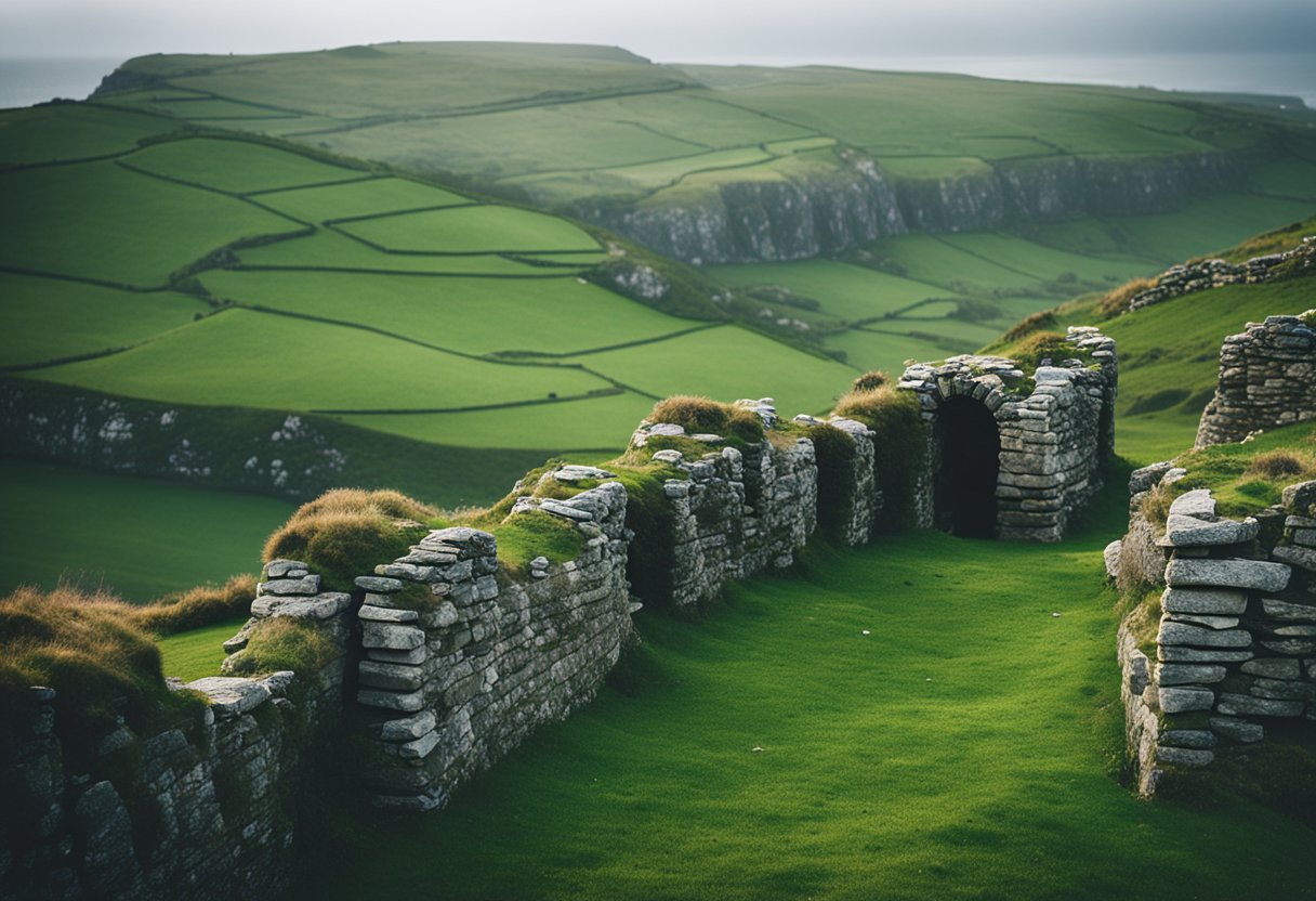 Rolling green hills, ancient stone ruins, and misty coastal cliffs set the backdrop for Irish storytelling. The rugged landscape shapes the rich oral tradition passed down through generations