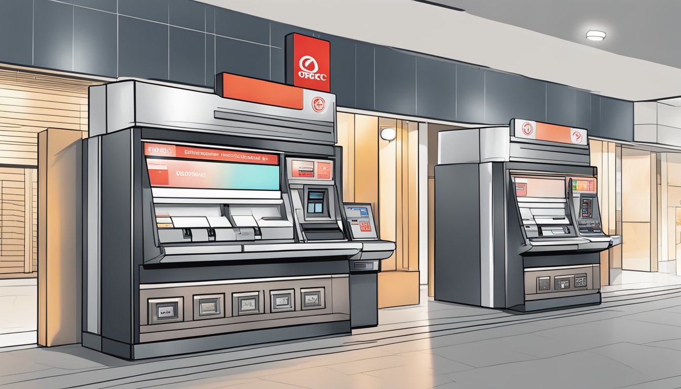 The OCBC cheque deposit machine in Singapore is frequently used, with customers inputting their cheques and receiving instant confirmation of the deposit