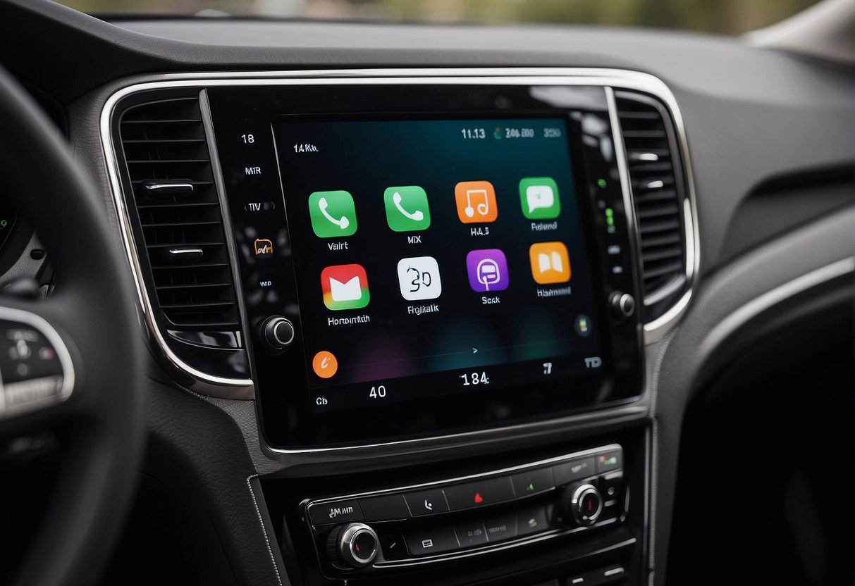 A networked car with CarPlay and Android hardware