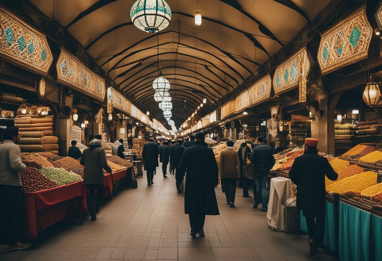 Discover The Ottoman Empire's Legacy101 - Vibrant bazaars and bustling trade routes connect modern Turkish cities, showcasing the enduring legacy of the Ottoman Empire's economic influence